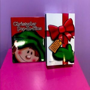 Christopher Pop-In-Kins Christopher Elf & Large-Size Book Christmas Set